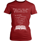 They say you are what you read, therefore ... - Gifts For Reading Addicts