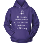 If found return to bookstore - Gifts For Reading Addicts