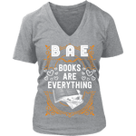 BAE, Books Are Everything V-neck - Gifts For Reading Addicts