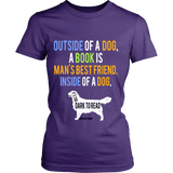 Outside of a dog, a book is ... - Gifts For Reading Addicts