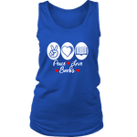 Peace, Love, Books Womens Tank Top - Gifts For Reading Addicts
