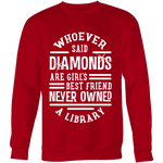 Diamonds & Libraries - Gifts For Reading Addicts