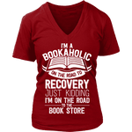 I'm a Bookaholic V-neck - Gifts For Reading Addicts