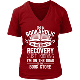 I'm a Bookaholic V-neck - Gifts For Reading Addicts