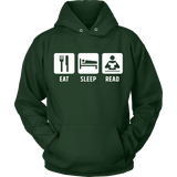 Eat, Sleep, Read Hoodie - Gifts For Reading Addicts