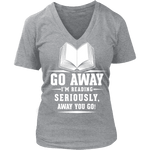 Away you go - V-neck - Gifts For Reading Addicts