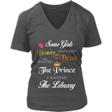 Beauty And The Beast V-neck - Gifts For Reading Addicts