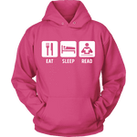 Eat, Sleep, Read Hoodie - Gifts For Reading Addicts