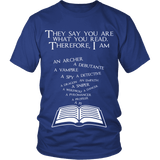 They say you are what you read, therefore ... - Gifts For Reading Addicts