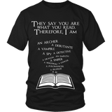 They say you are what you read, therefore ... - Gifts For Reading Addicts