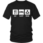 Eat, Sleep, Read Unisex T-shirt - Gifts For Reading Addicts