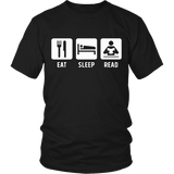 Eat, Sleep, Read Unisex T-shirt - Gifts For Reading Addicts