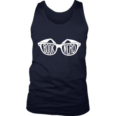 Book Nerd Mens Tank Top - Gifts For Reading Addicts