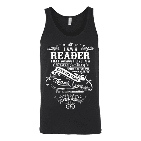 I am a reader Unisex Tank - Gifts For Reading Addicts