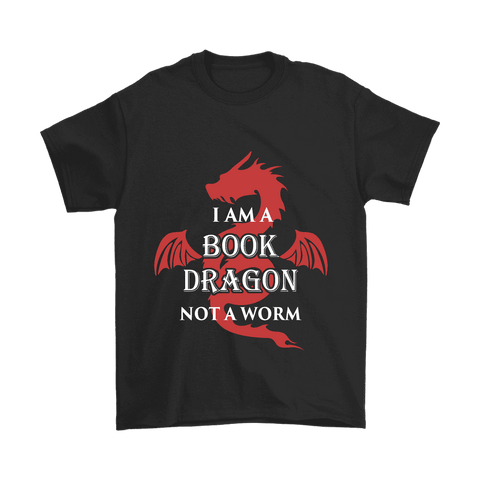 I Am A Book Dragon Unisex T-shirt - Gifts For Reading Addicts