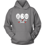 Peace, Love, Books Hoodie - Gifts For Reading Addicts