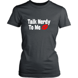 Talk Nerdy To Me Fitted T-shirt - Gifts For Reading Addicts