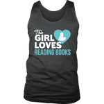 This girl loves reading books Mens Tank - Gifts For Reading Addicts