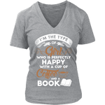 Coffee & Books - V-neck - Gifts For Reading Addicts