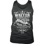 I am a writer Mens Tank - Gifts For Reading Addicts