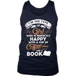 Books and Coffee Mens Tank - Gifts For Reading Addicts