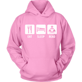 Eat, Sleep, Read Hoodie - Gifts For Reading Addicts