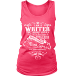 I am a writer Womens Tank - Gifts For Reading Addicts