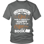 Books and Coffee Unisex T-shirt - Gifts For Reading Addicts