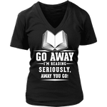 Away you go - V-neck - Gifts For Reading Addicts