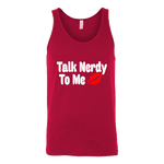 Talk Nerdy To Me Unisex Tank Top - Gifts For Reading Addicts