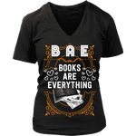 BAE, Books Are Everything V-neck - Gifts For Reading Addicts