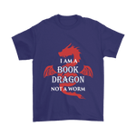 I Am A Book Dragon Unisex T-shirt - Gifts For Reading Addicts