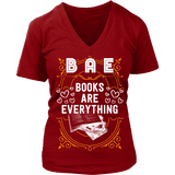 BAE, Books Are Everything V-neck - Gifts For Reading Addicts