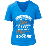 Coffee & Books - V-neck - Gifts For Reading Addicts