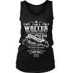 I am a writer Womens Tank - Gifts For Reading Addicts