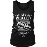 I am a writer Womens Tank - Gifts For Reading Addicts