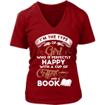 Coffee & Books - V-neck - Gifts For Reading Addicts