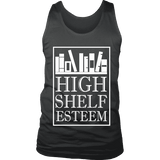 High Shelf Esteem Mens Tank - Gifts For Reading Addicts