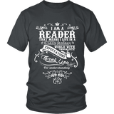 I am a reader Unisex T-shirt - Gifts For Reading Addicts