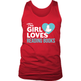 This girl loves reading books Mens Tank - Gifts For Reading Addicts