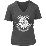 The Hogwarts Crest V-neck - Gifts For Reading Addicts