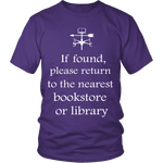 If found return to bookstore - Gifts For Reading Addicts