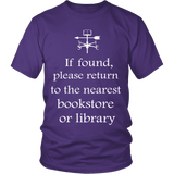 If found return to bookstore - Gifts For Reading Addicts