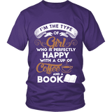 Books and Coffee Unisex T-shirt - Gifts For Reading Addicts