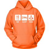 Eat, Sleep, Read Hoodie - Gifts For Reading Addicts