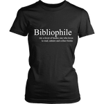 Bibliophile Fitted T-shirt - Gifts For Reading Addicts