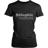 Bibliophile Fitted T-shirt - Gifts For Reading Addicts