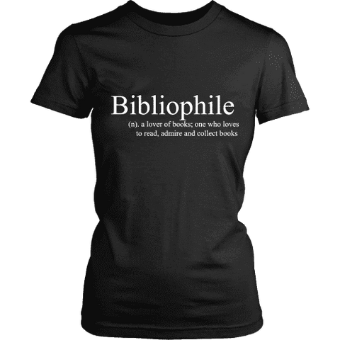 Bibliophile Fitted T-shirt - Gifts For Reading Addicts