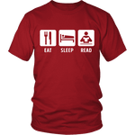 Eat, Sleep, Read Unisex T-shirt - Gifts For Reading Addicts