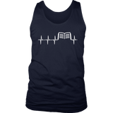 Book heart pulse Mens Tank - Gifts For Reading Addicts